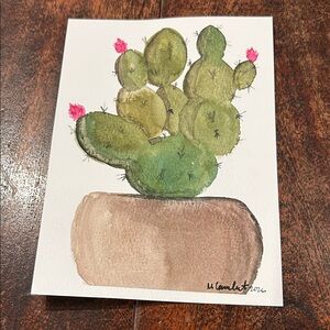 Original watercolor 5”x7”